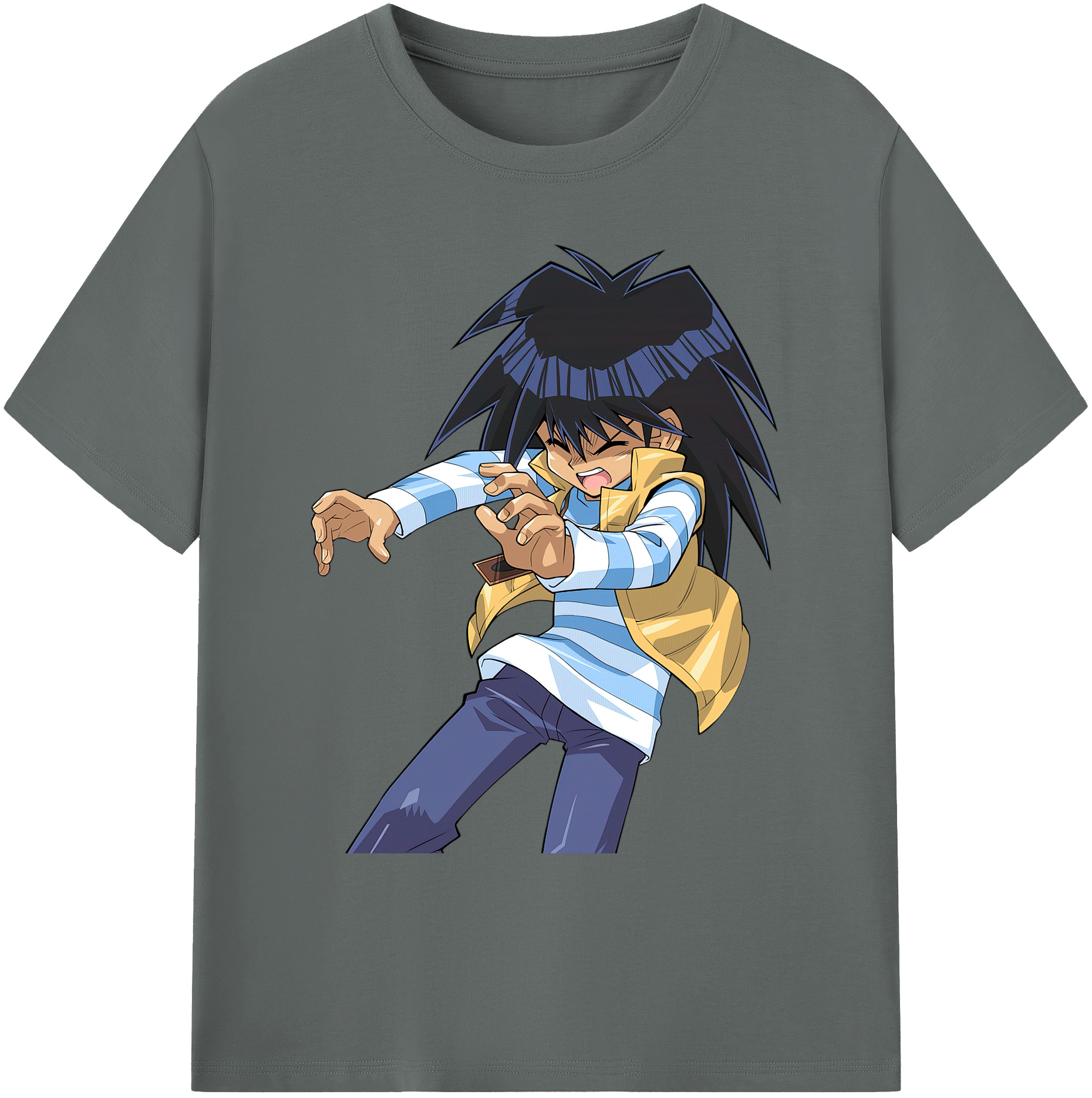 （画像用） 遊☆戯☆王 Yu-Gi-Oh! 綿100％ メンズ半袖Tシャツ｜肌触りやわらか＆通気性